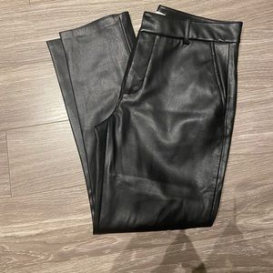 Zara fake leather pants